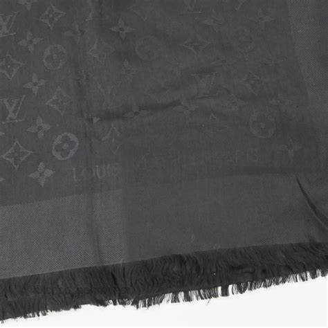 louis vuitton monogram shawl anthracite|louis vuitton shawl.